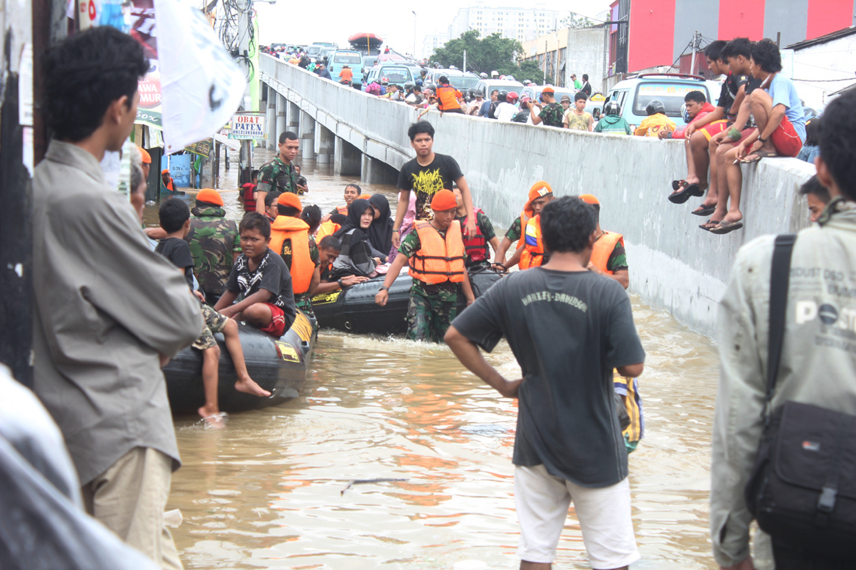 Bencana Alam Banjir Jakarta NASIONALIS RAKYAT MERDEKA